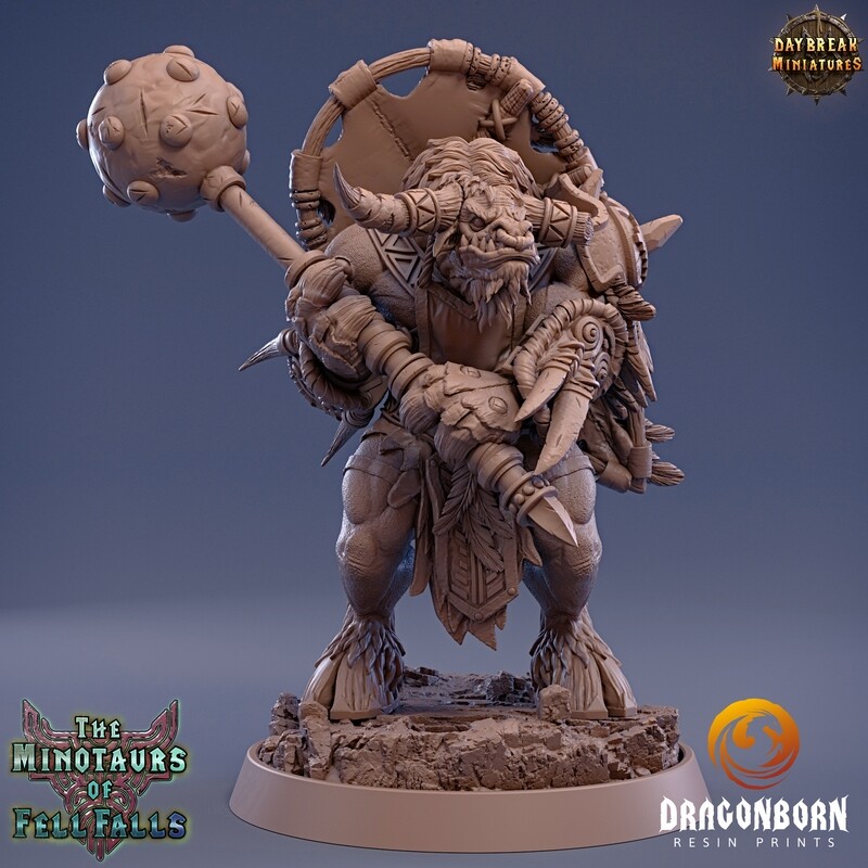 Mercury Redflood - Minotaurs DnD RPG Wargaming Miniatures
