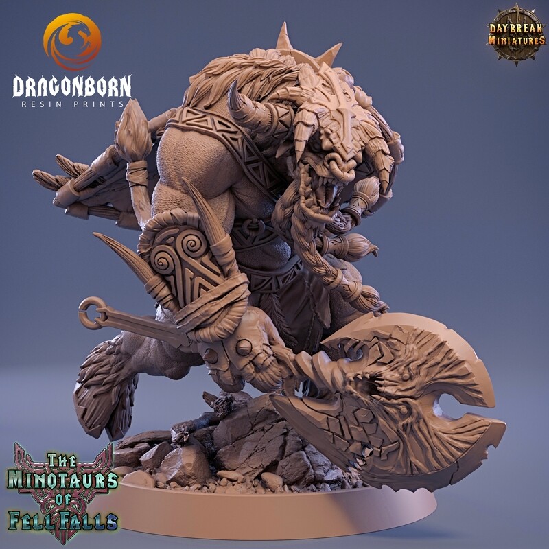 Socrates Blunt - Minotaurs DnD RPG Wargaming Miniatures
