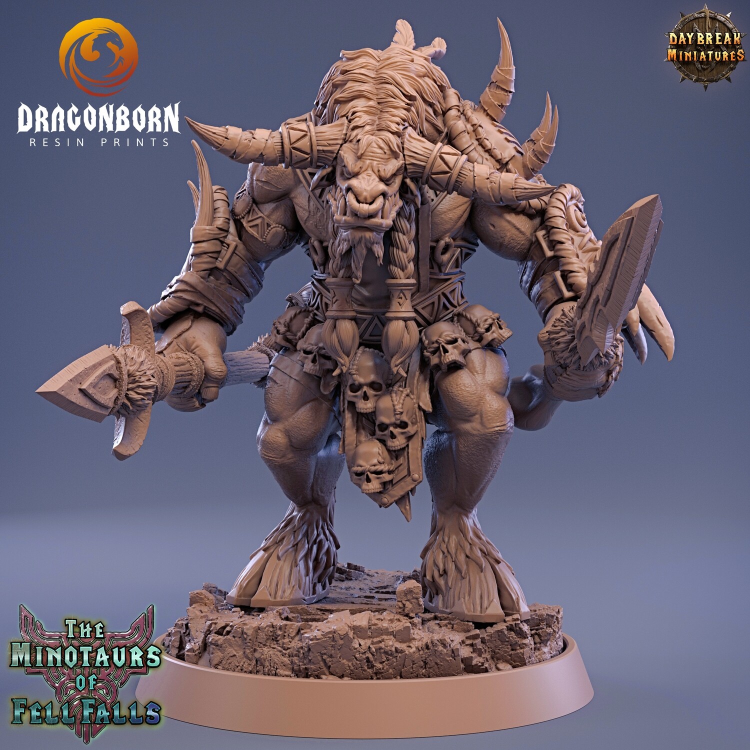 Tumnus Greathoove - Minotaurs DnD RPG Wargaming Miniatures
