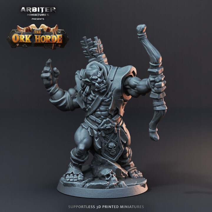 Archer Ork 1 - DnD RPG Wargaming Miniatures