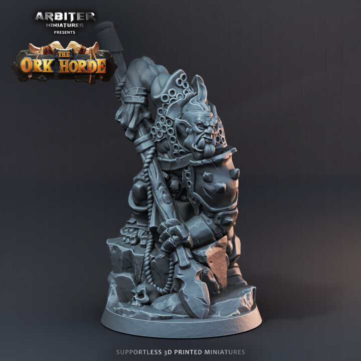 Ork Impaler 3 - DnD RPG Wargaming Miniatures
