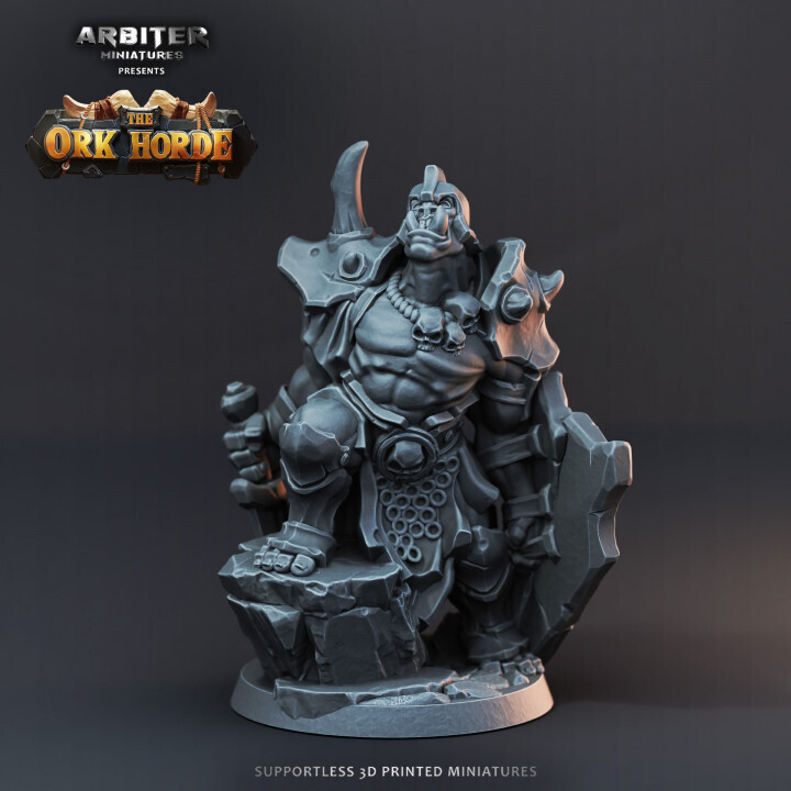 Ork Bone Breaker 1 - DnD RPG Wargaming Miniatures