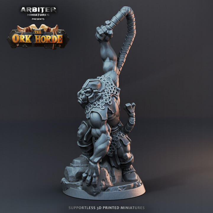 Ork Slaver 2 - DnD RPG Wargaming Miniatures