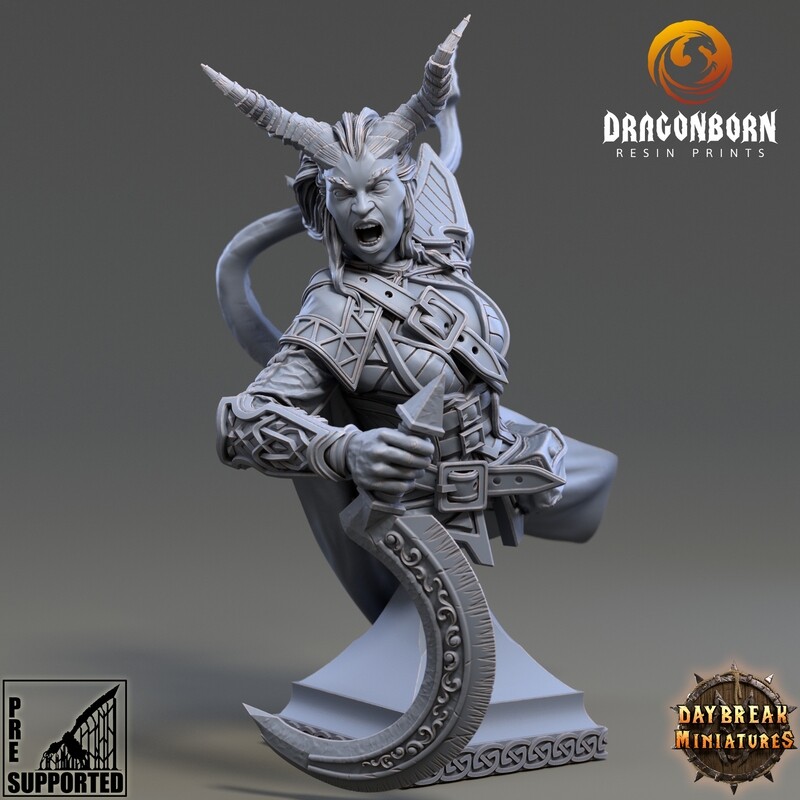 Gretchen Bylander - Tiefling Bust