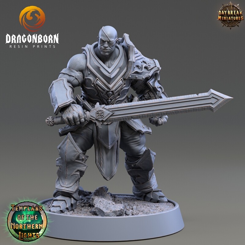 Franke Gothmorg - Paladin Warrior DnD RPG Wargaming Miniatures