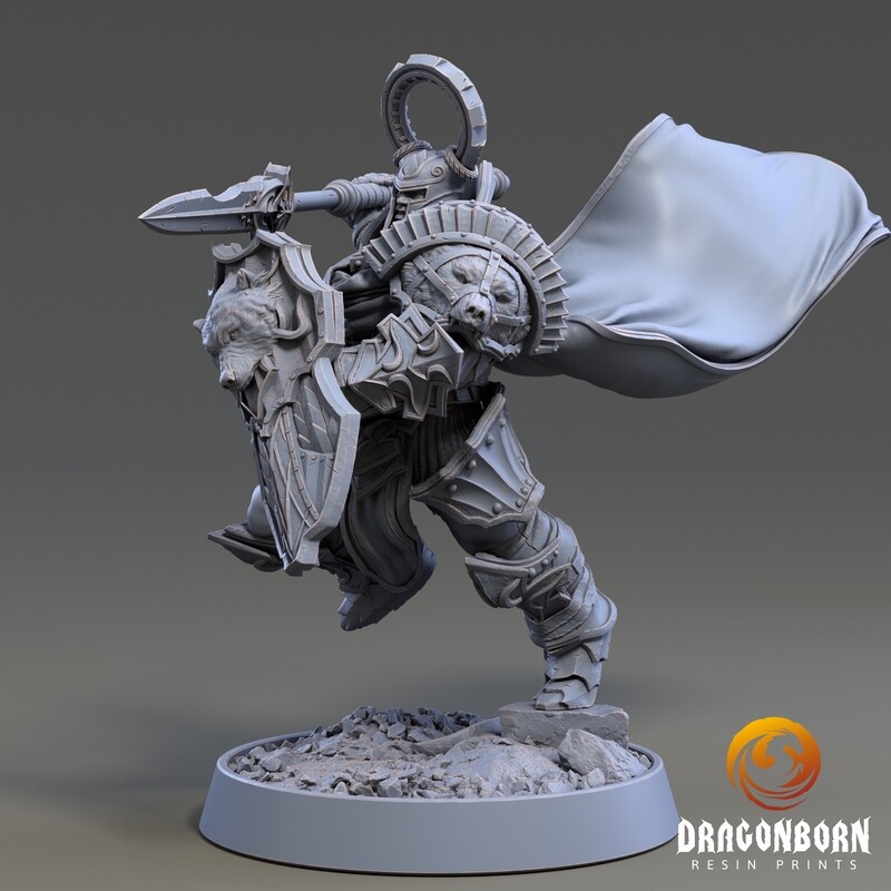 Roland Watcher - Paladin Warrior DnD RPG Wargaming Miniatures