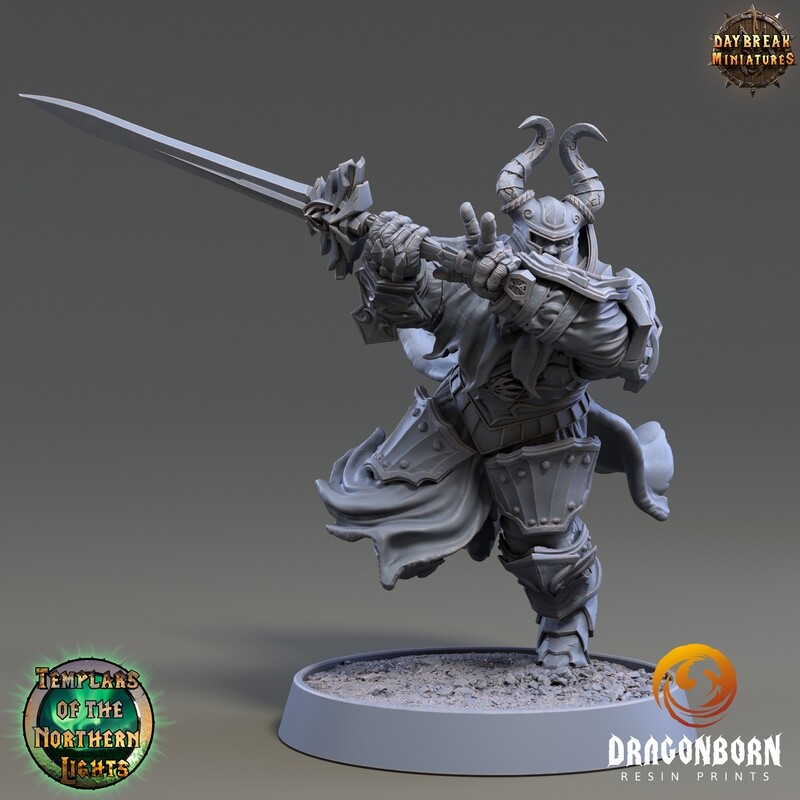 Splitter Fredrik Tournier - Paladin Warrior DnD RPG Wargaming Miniatures