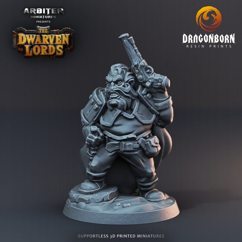 Dwarf Guns 5 - DnD RPG Wargaming Miniatures