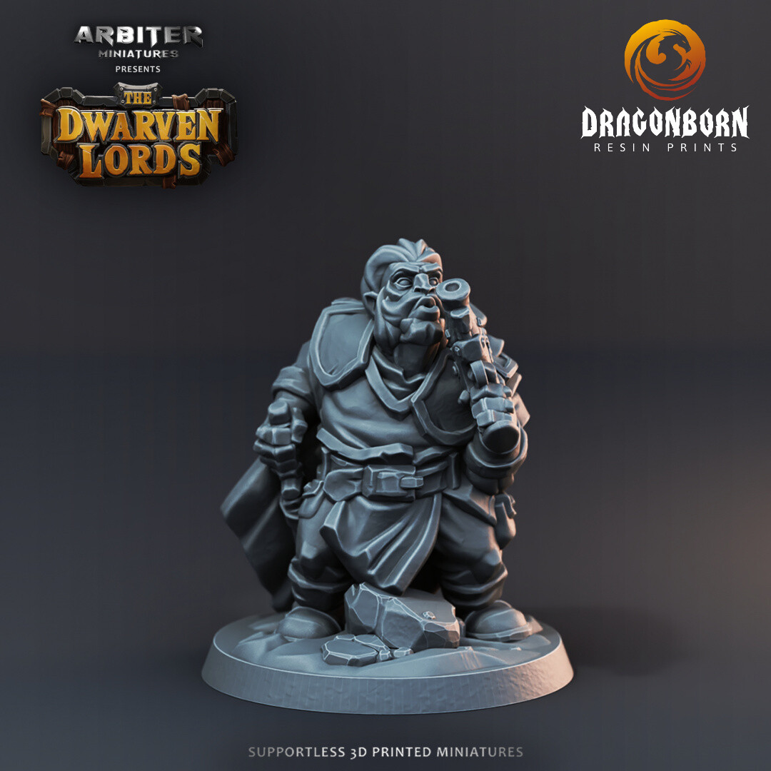 Dwarf Guns 2 - DnD RPG Wargaming Miniatures