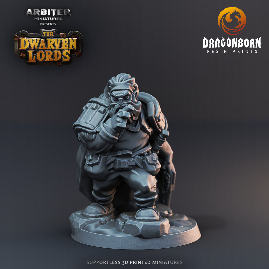 Dwarf Guns 3 - DnD RPG Wargaming Miniatures