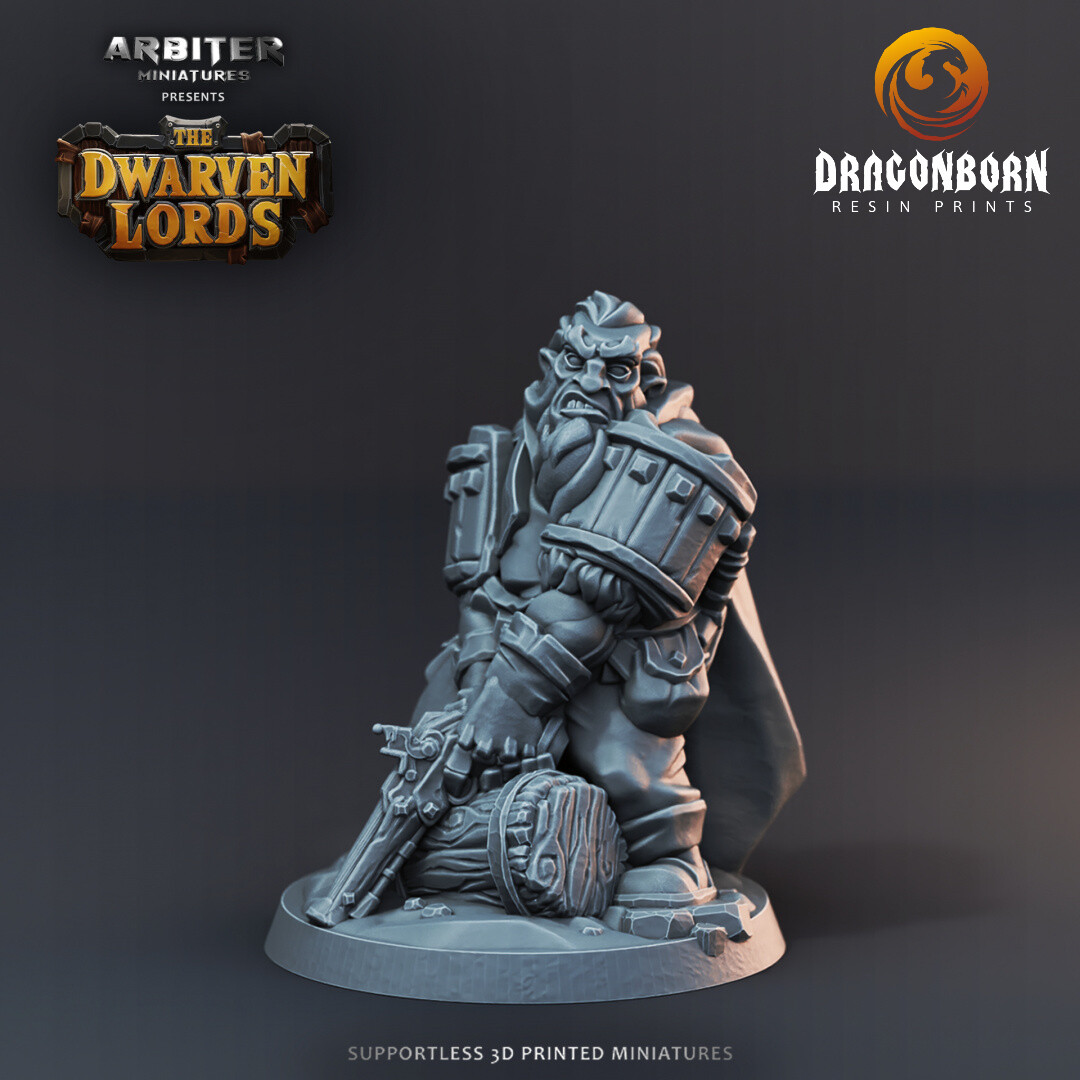 Dwarf Guns 4 - DnD RPG Wargaming Miniatures