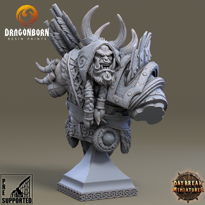 Paakz Reinhold - Orc Warrior Bust