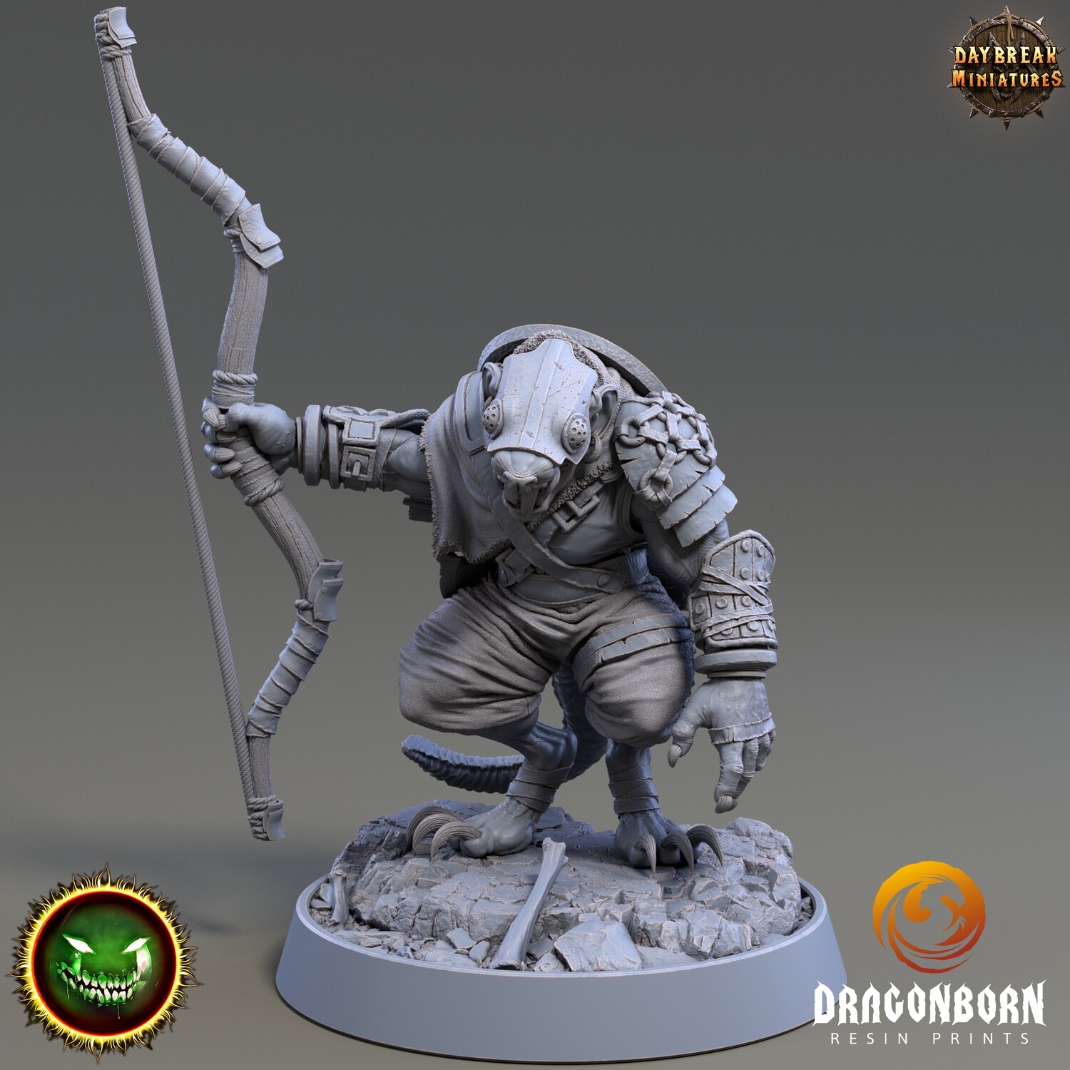 Grezam Toxer - Rat Warrior DnD RPG Wargaming Miniatures