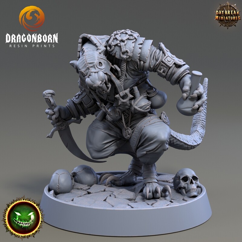 Sindbad Strangeblood - Rat Warrior DnD RPG Wargaming Miniatures