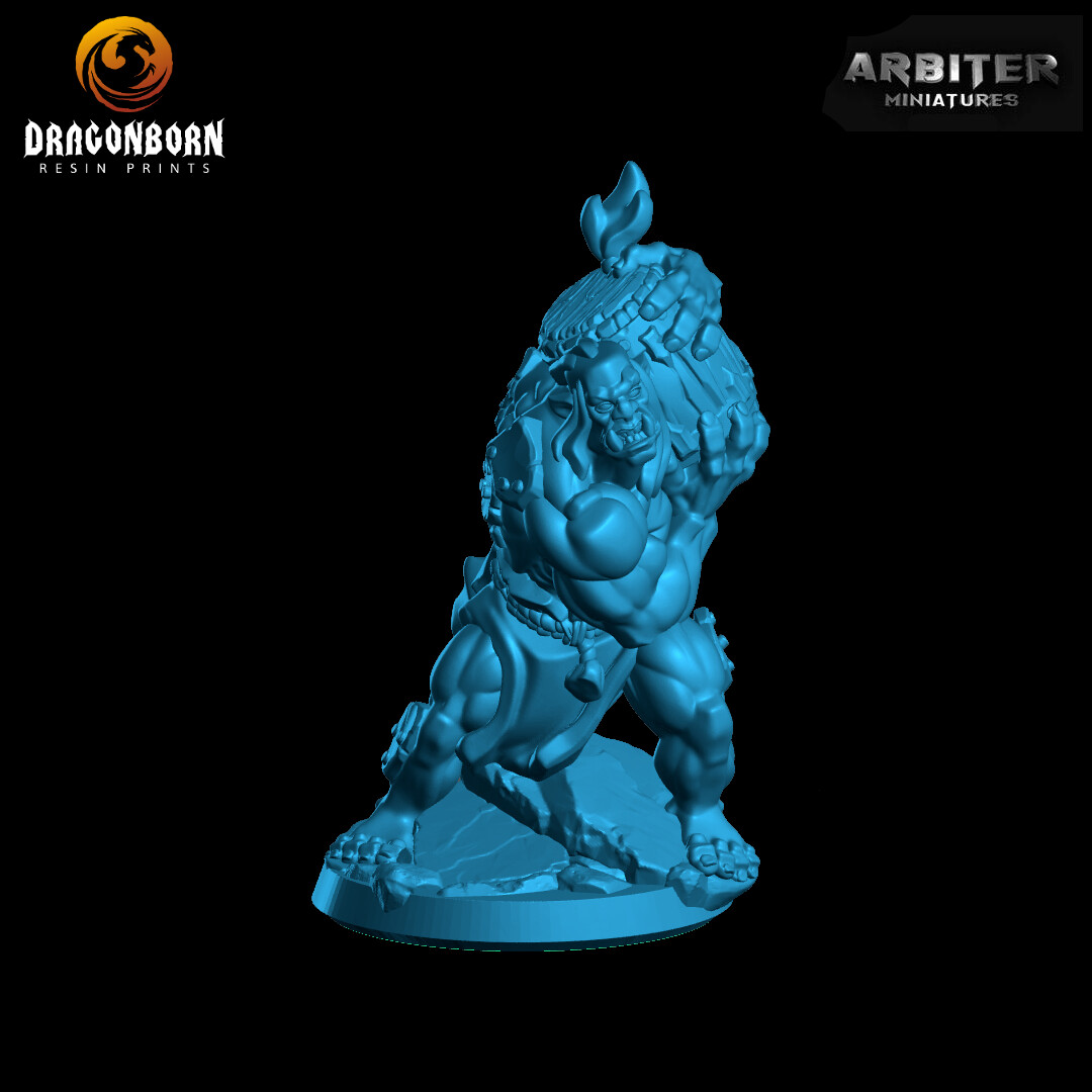 Ork Bomber 02 - DnD RPG Wargaming Miniatures