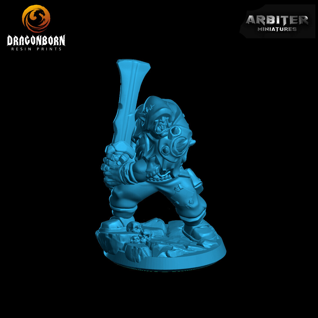 Warboy Ork 01 - DnD RPG Wargaming Miniatures