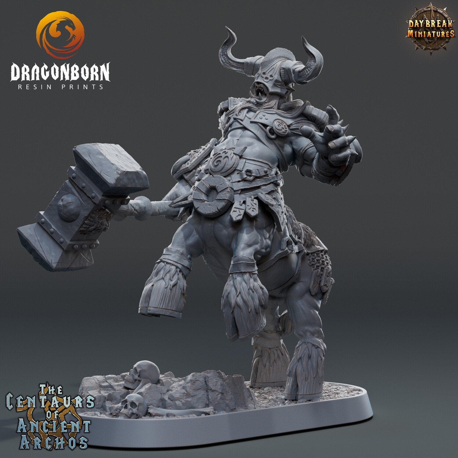 Black Hammer Gautred - Centaur Warrior DnD RPG Wargaming Miniatures