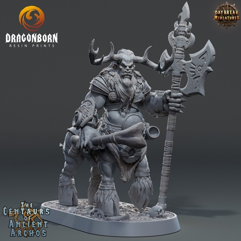 General Steelbone - Centaur Warrior DnD RPG Wargaming Miniatures