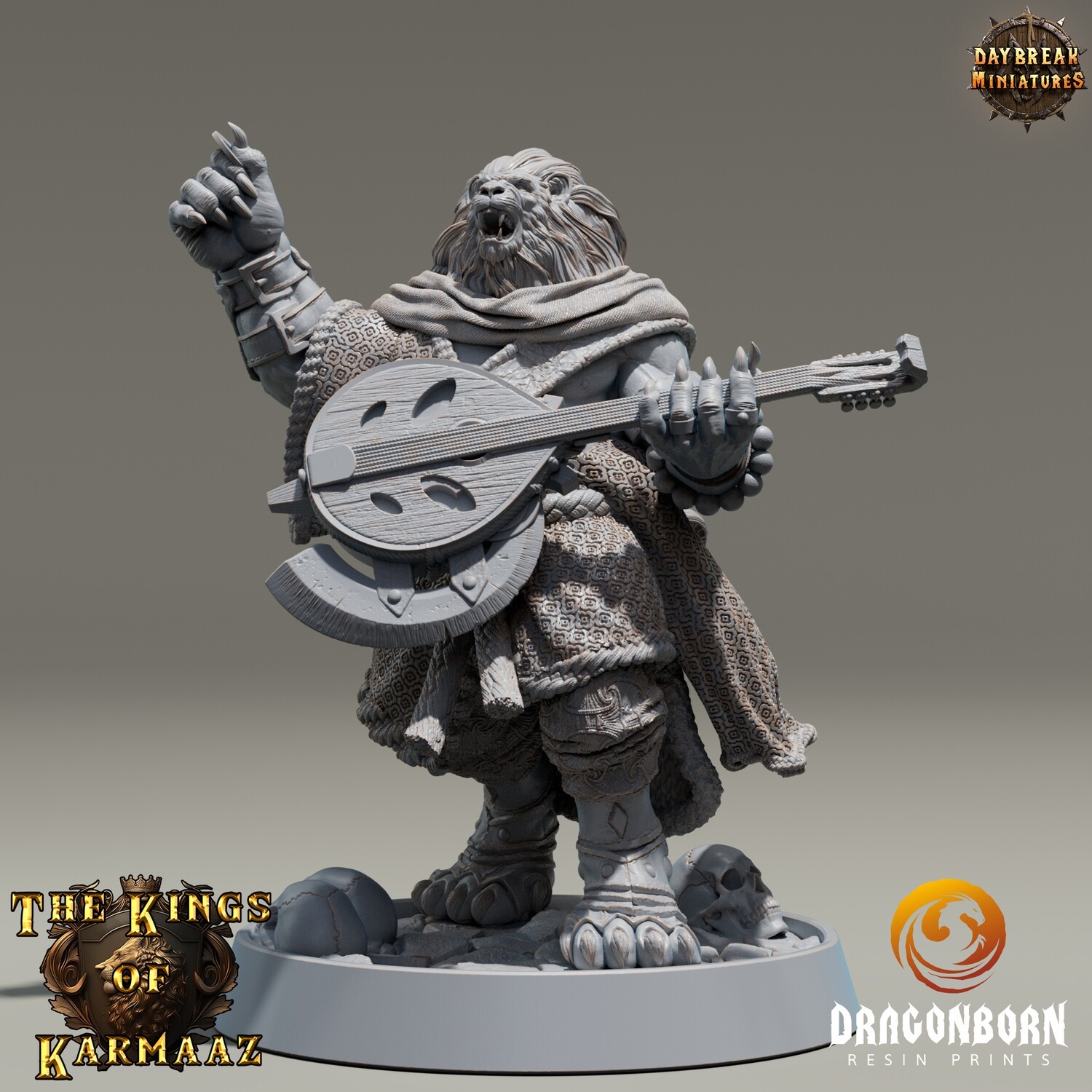 King Mordaunt - Lion Warrior DnD RPG Wargaming Miniatures