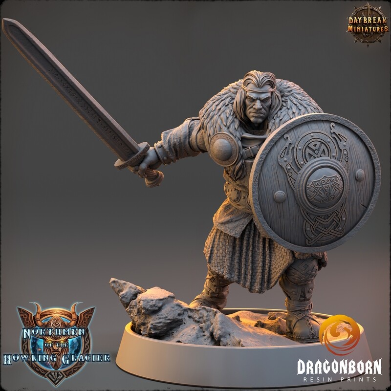 Garleif Ravenwing - Viking Warrior DnD RPG Wargaming Miniatures