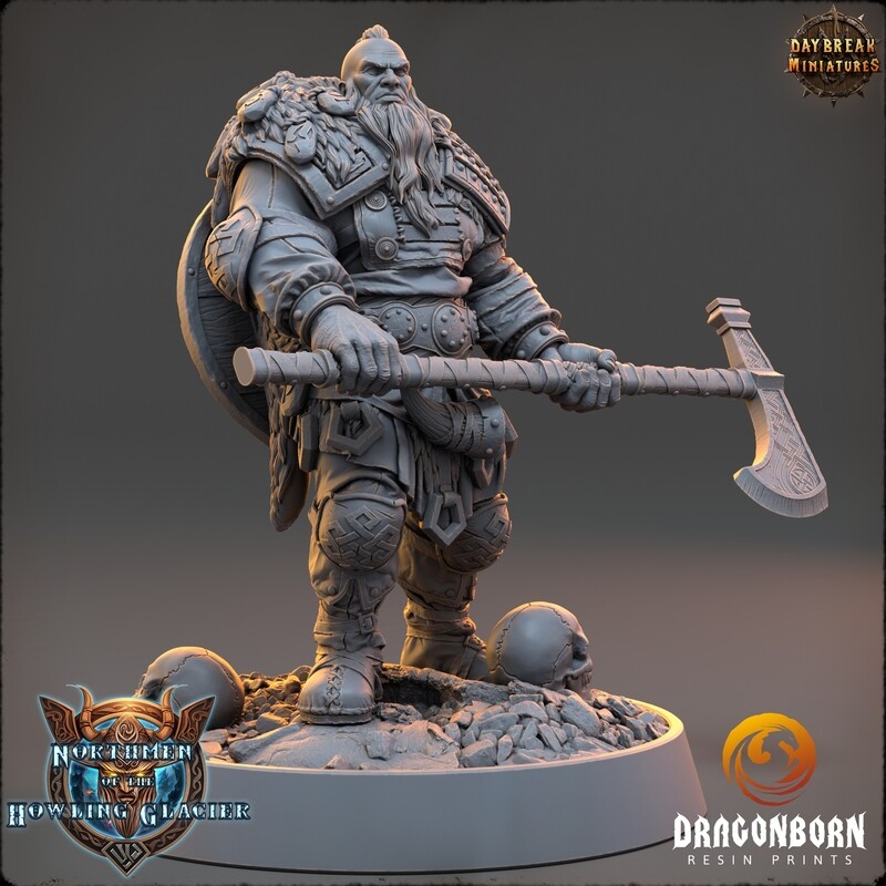 Erik the Great - Viking Warrior DnD RPG Wargaming Miniatures
