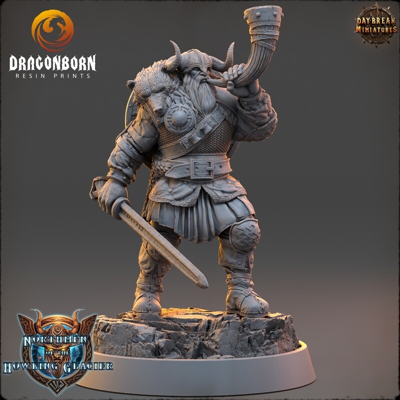 Harald Hornblower - Viking Warrior DnD RPG Wargaming Miniatures