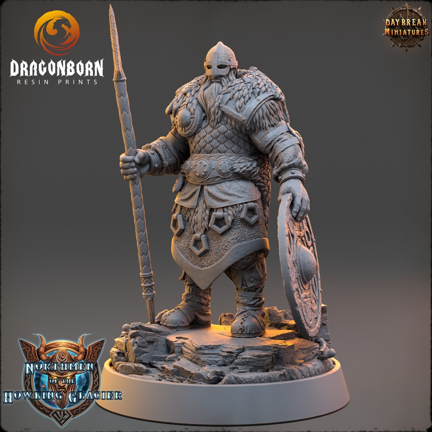 Oddalf of the Watch - Viking Warrior DnD RPG Wargaming Miniatures