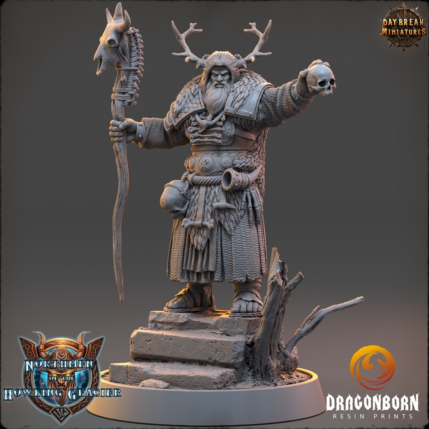 Lokur of the Dead - Viking Warrior DnD RPG Wargaming Miniatures