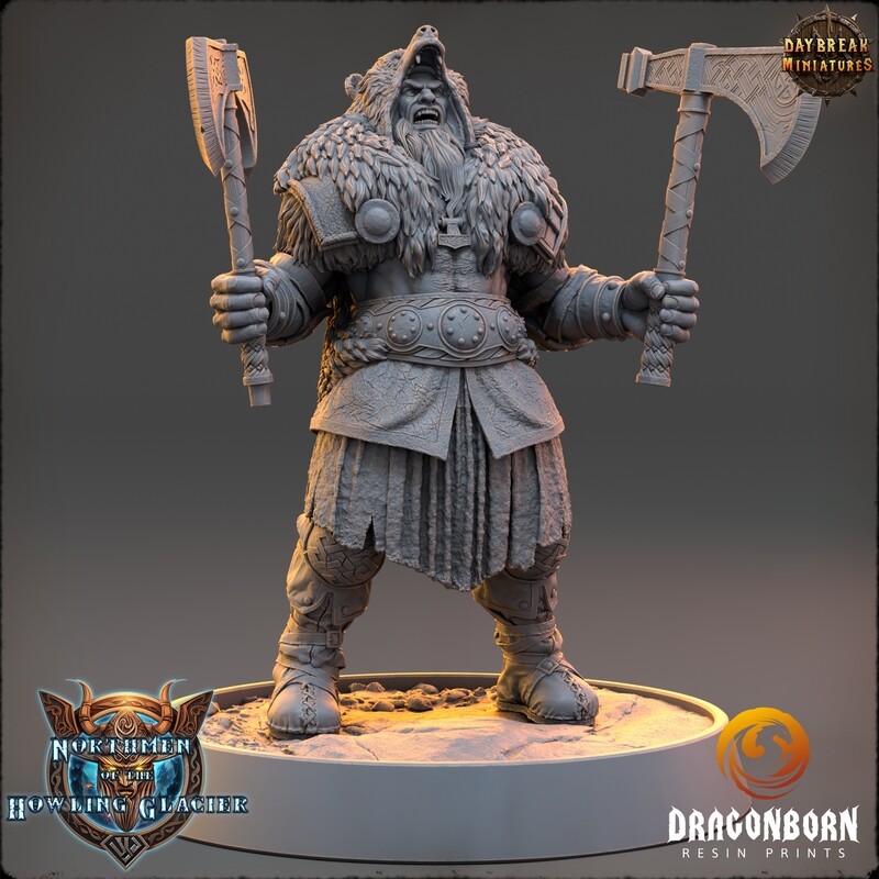 Thorfinn Black - Viking Warrior DnD RPG Wargaming Miniatures