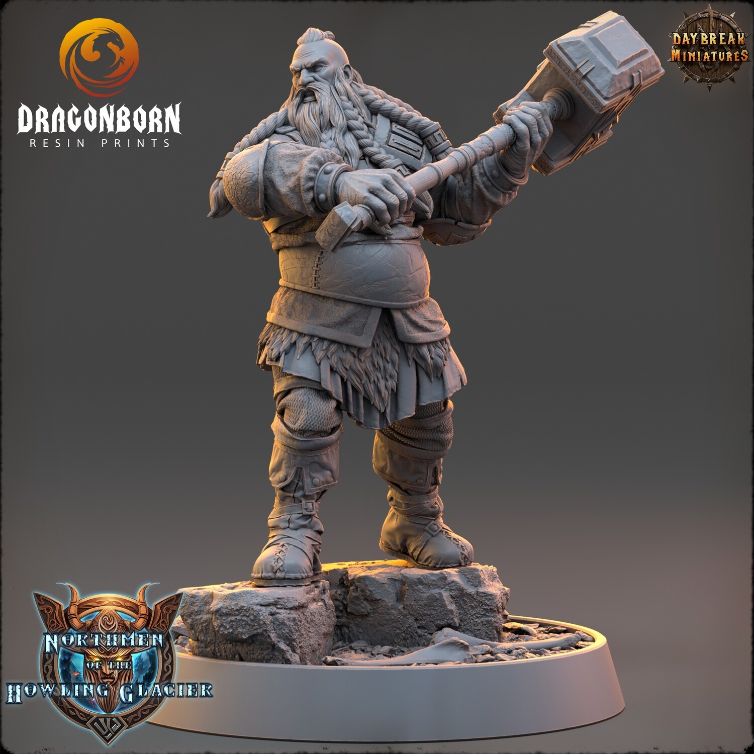 Holgrim Broadneck - Viking Warrior DnD RPG Wargaming Miniatures