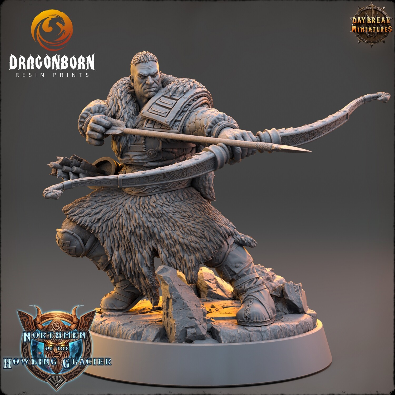 Hegar Manhunter - Viking Warrior DnD RPG Wargaming Miniatures