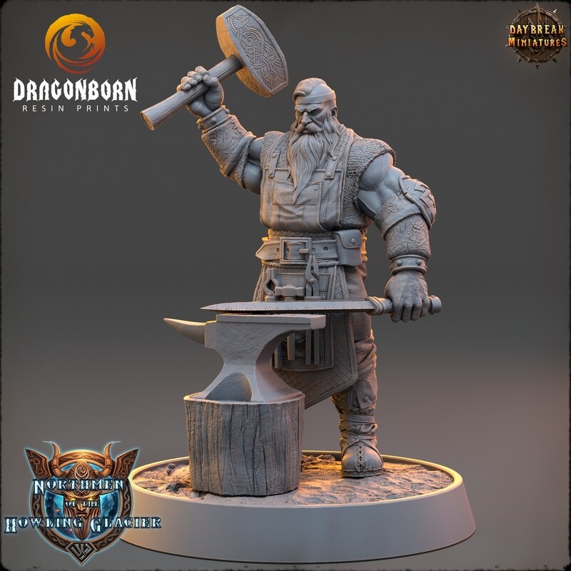 Varg Firebrand - Viking Warrior DnD RPG Wargaming Miniatures