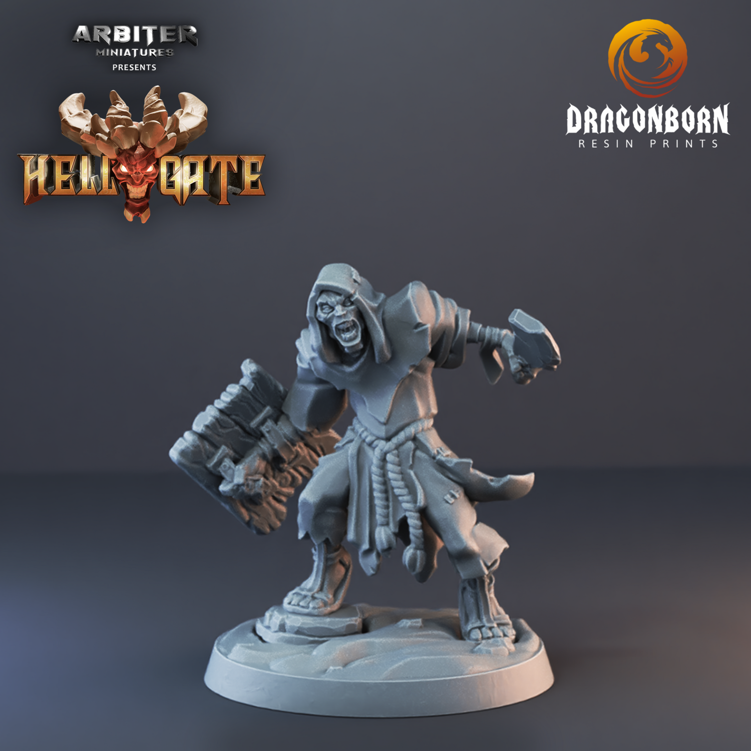 Hellgate Cultist 02 - DnD RPG Wargaming Miniatures