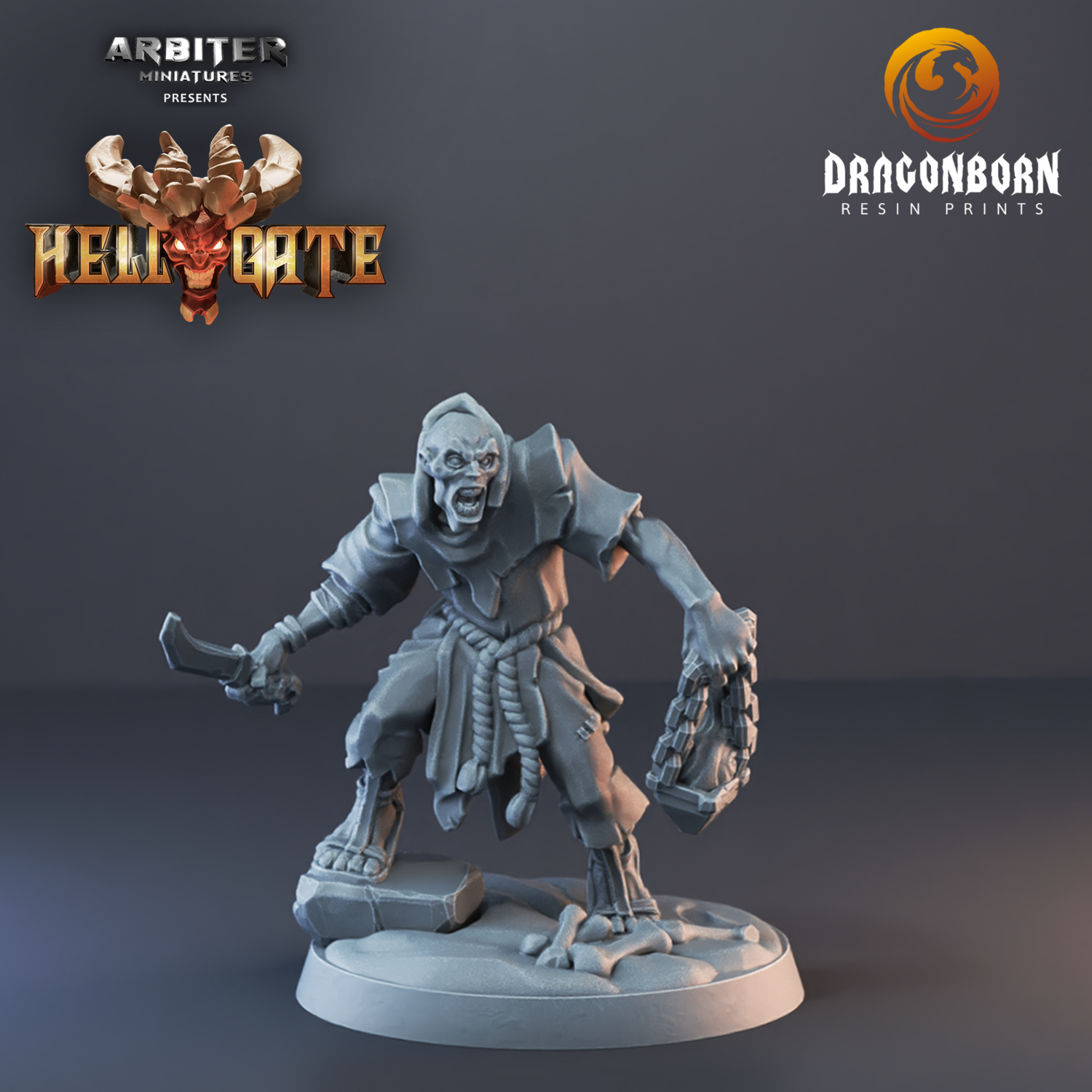 Hellgate Cultist 06 - DnD RPG Wargaming Miniatures