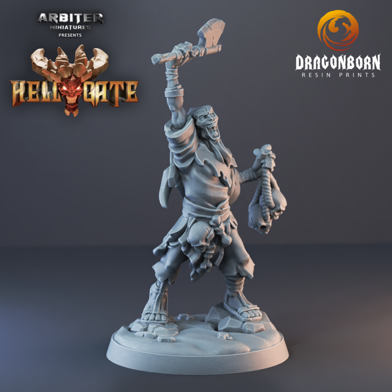 Hellgate Cultist 04 - DnD RPG Wargaming Miniatures