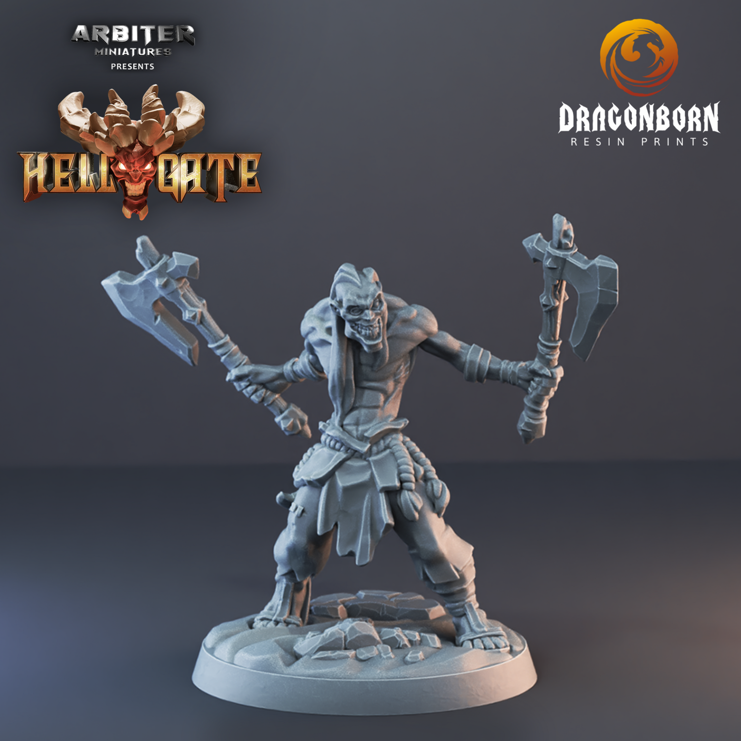 Hellgate Cultist Rager 03 - DnD RPG Wargaming Miniatures