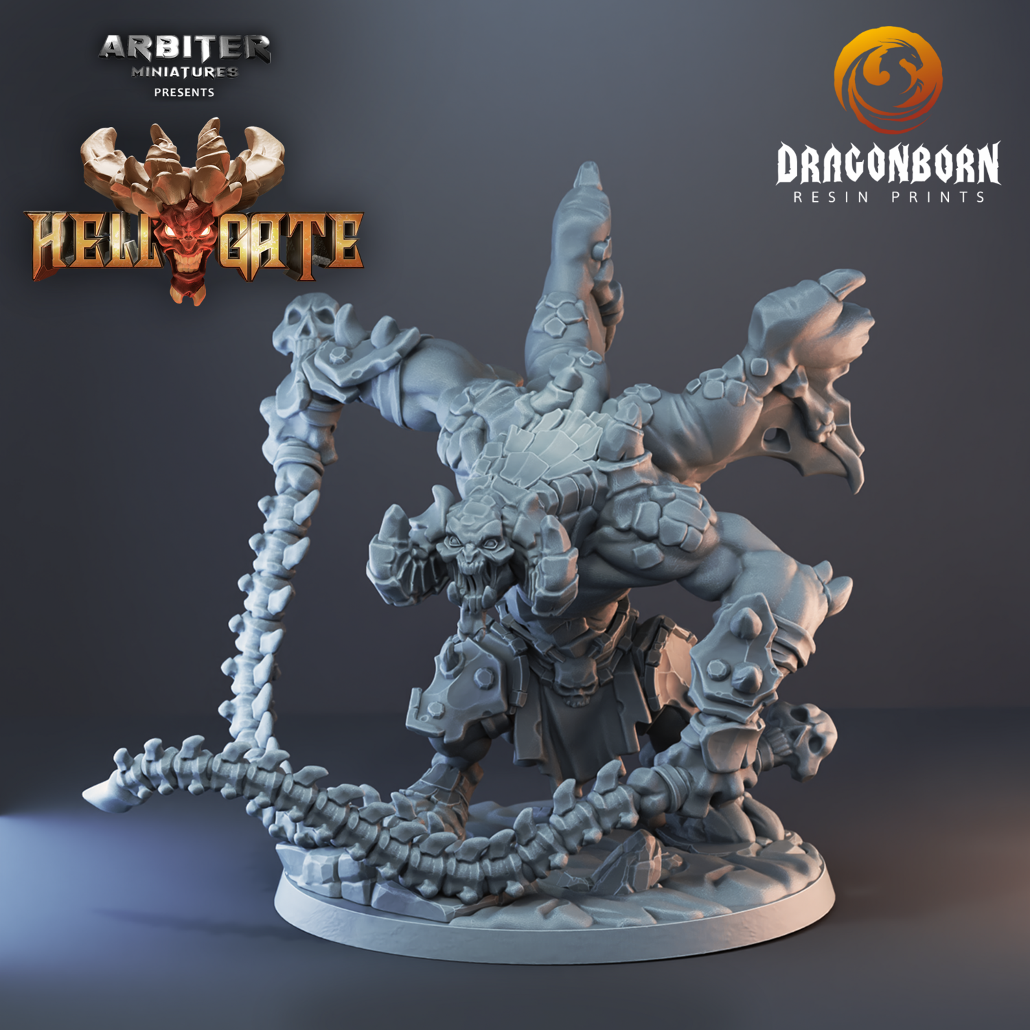 Hellgate Demonic Brute 03 - DnD RPG Wargaming Miniatures