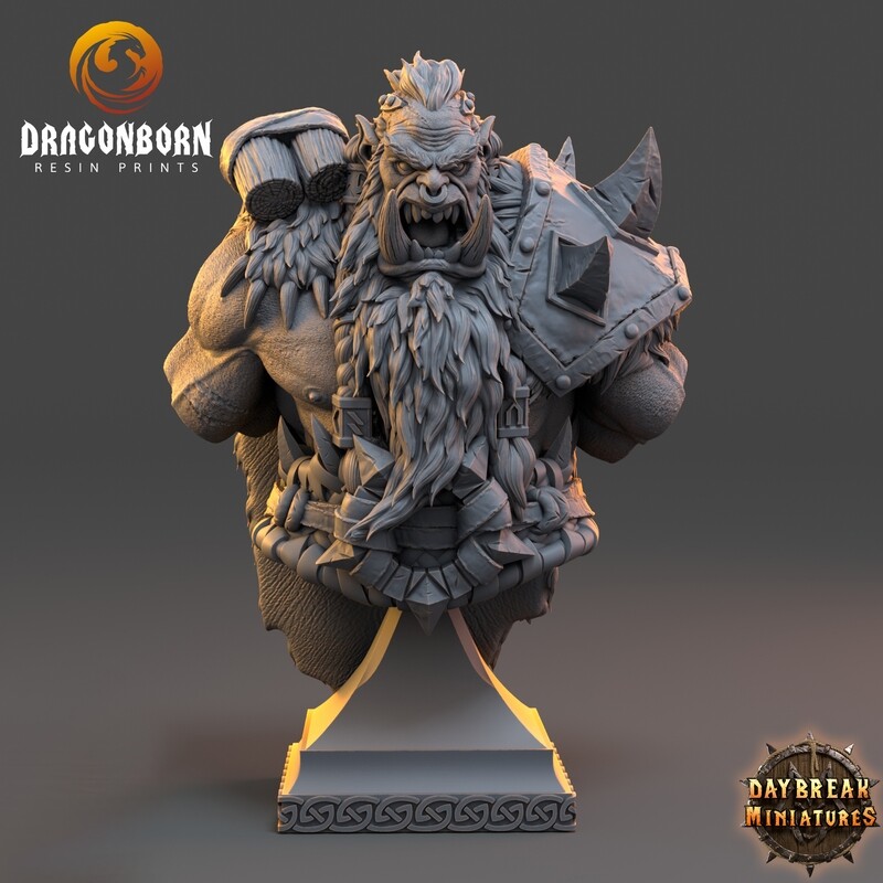 Rutger Gausshammer - Orc Warrior Bust