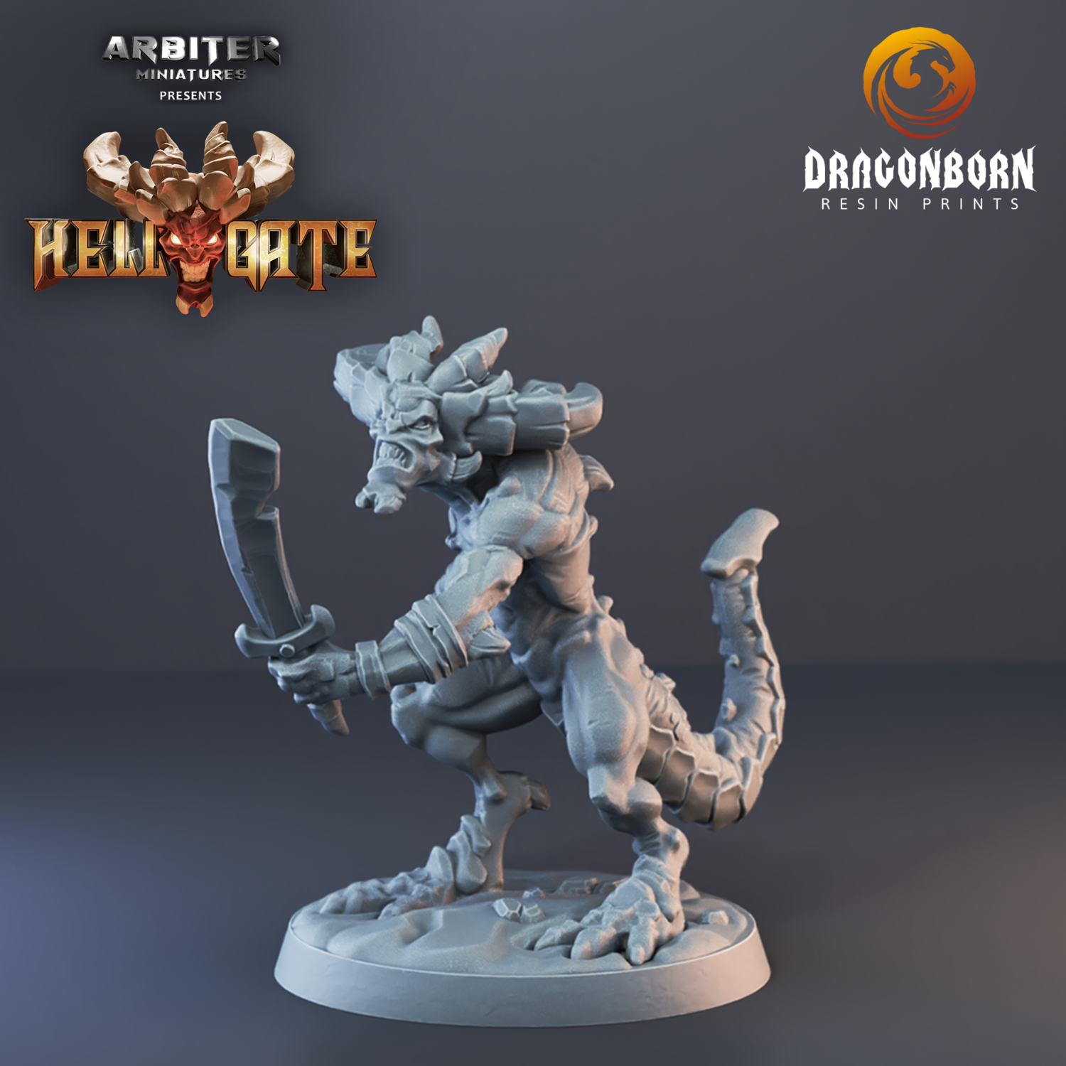 Hellgate Lesser Demon 06 - DnD RPG Wargaming Miniatures