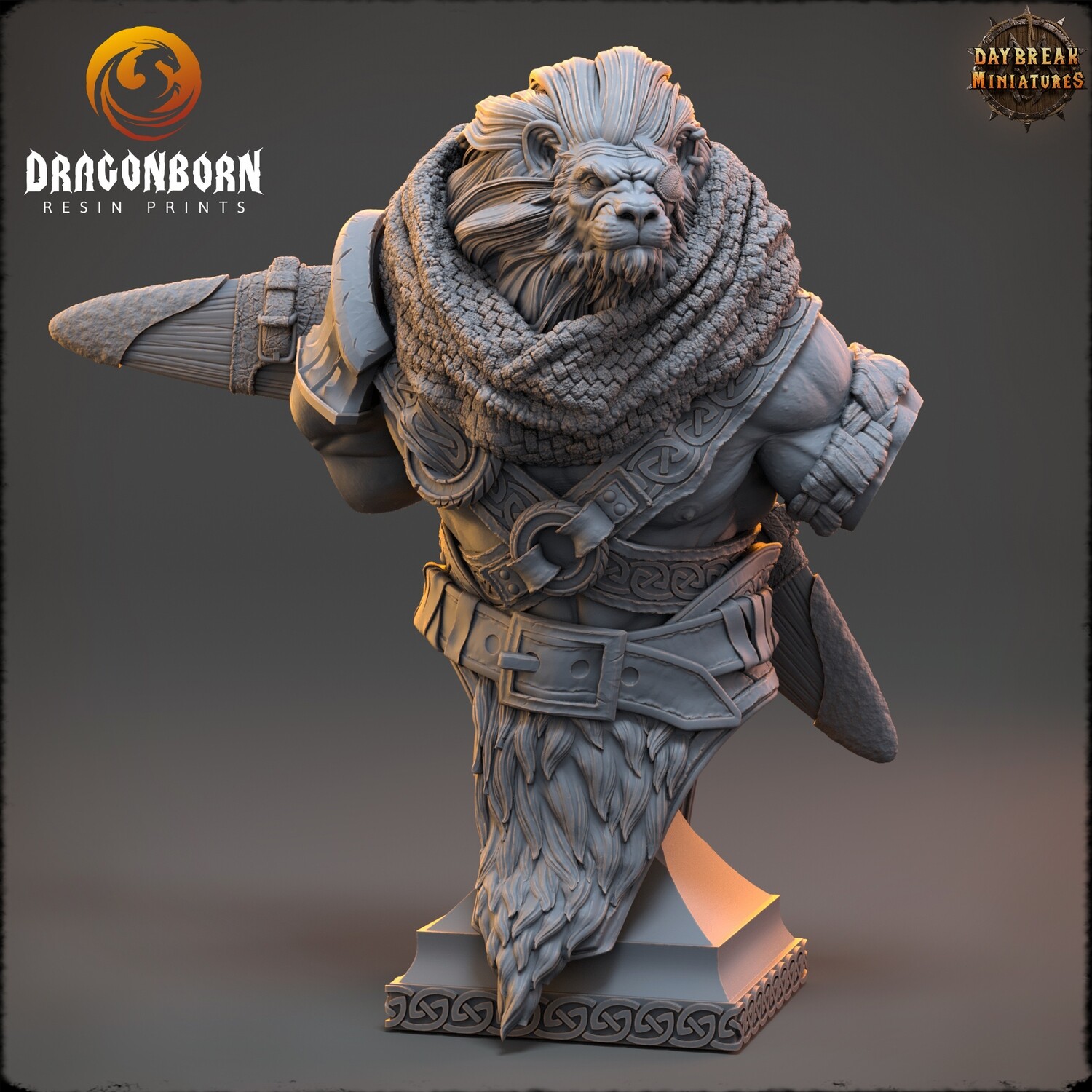 King Ghostfang - Lion Warrior Bust