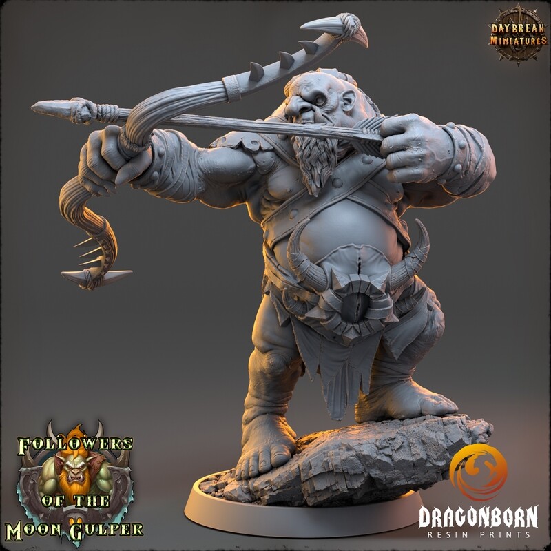 Bozbek Cleggtrace - Ogre Warrior DnD RPG Wargaming Miniatures