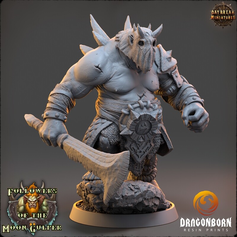 Namaar Firefrency - Ogre Warrior DnD RPG Wargaming Miniatures
