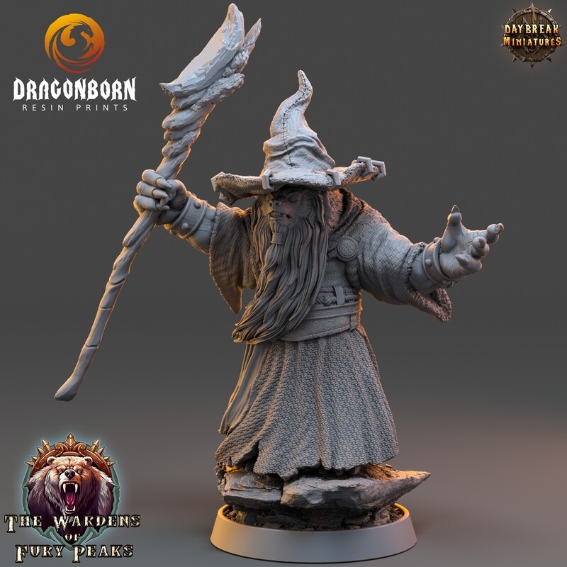 Pendelius Icer - Ursine Wizard DnD RPG Wargaming Miniatures