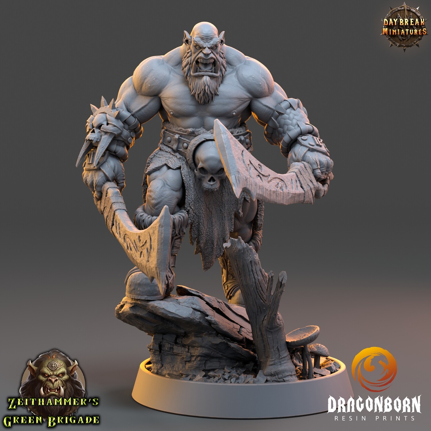 Grozler Hang - Orc Warrior DnD RPG Wargaming Miniatures