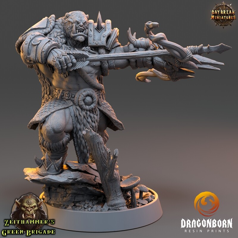 Poler Gagg - Orc Warrior DnD RPG Wargaming Miniatures