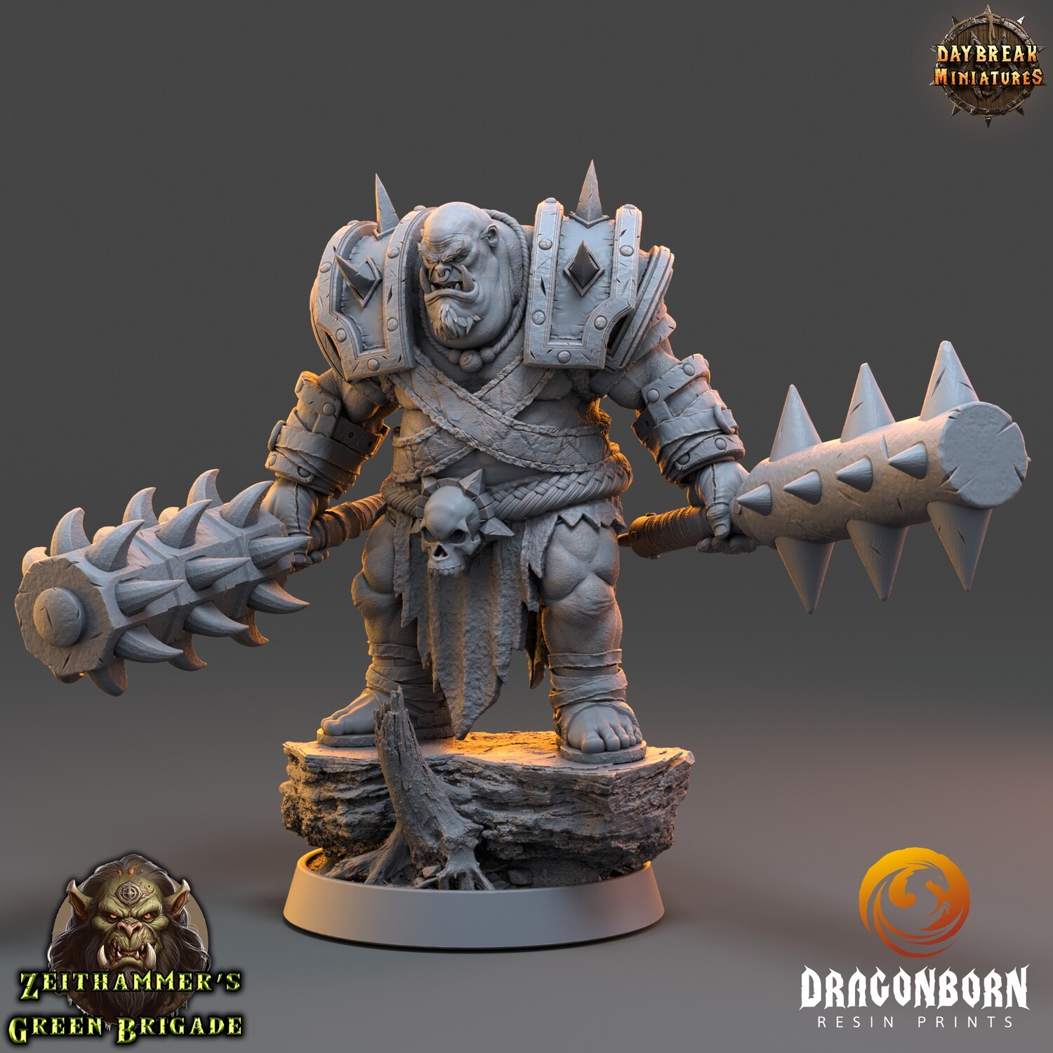 Kraut Hellbender - Orc Warrior DnD RPG Wargaming Miniatures