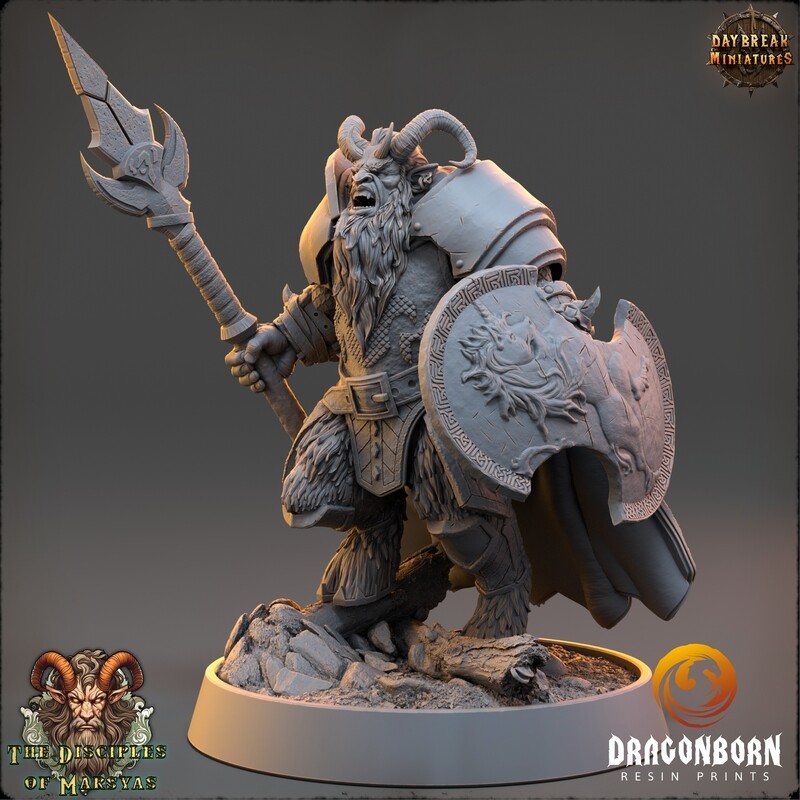 Stavras Fronter - Satyr Warrior DnD RPG Wargaming Miniatures