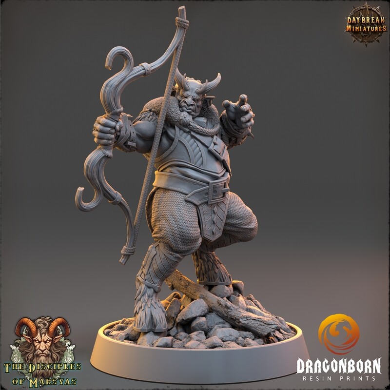 Xanesh Arc - Satyr Warrior DnD RPG Wargaming Miniatures