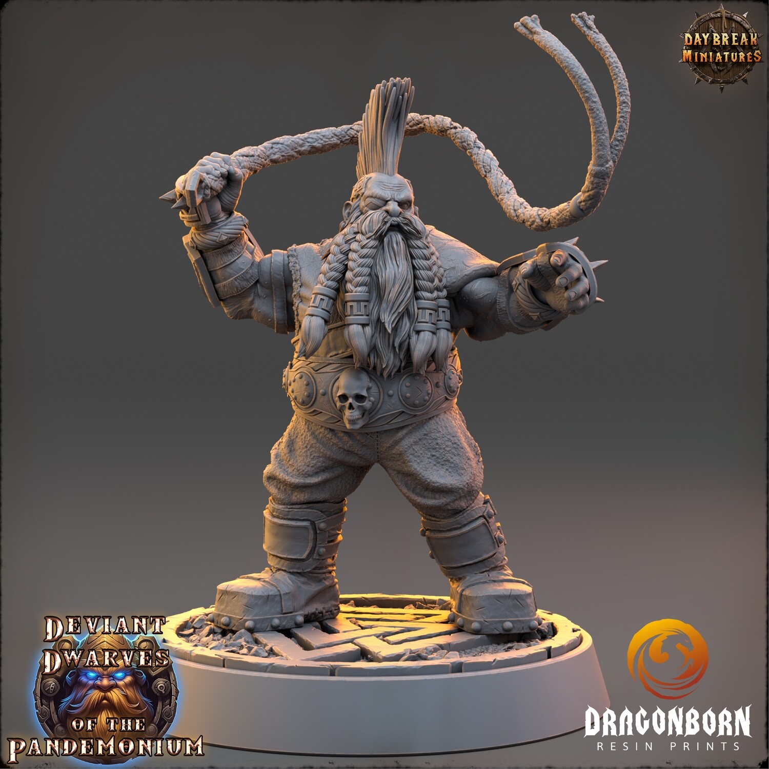 Drego Lasher - Chaos Dwarf Warrior DnD RPG Wargaming Miniatures