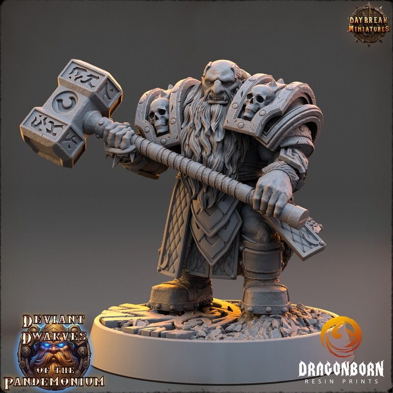 Joriz Dammerung - Chaos Dwarf Warrior DnD RPG Wargaming Miniatures